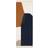 ferm LIVING Kelim Merge Blå, Multifärgad 70x180cm