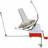Infinity Hearts Cross Wrench for Large Yarn Winder