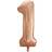 Hisab Joker Foil Ballon Number 1 Rose Gold