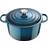 Le Creuset Deep Teal Signature Cast Iron Round med lock 5 L 24 cm