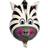 Hisab Joker Foil Ballon Zebra