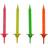 Hisab Joker Lanterns And Decor Candle Birthday 24-pack