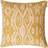 Chhatwal & Jonsson Ikat Madras Cushion Cover Yellow (50x50cm)