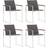 vidaXL 46516 4-pack Havestol