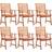 vidaXL 3051101 6-pack Havestol