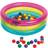 Intex Classic 3 Ring Baby Ball Pit - 50 balls