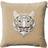 Chhatwal & Jonsson White Tiger Cushion Cover Beige (50x50cm)