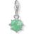 Thomas Sabo Charm Club Birth Stone May Charm - Silver/Green