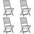 vidaXL 46336 4-pack Garden Dining Chair