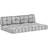 vidaXL 287718 Chair Cushions Grey (120x80cm)