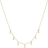 ENAMEL Copenhagen Raindrops Choker Necklace - Gold