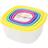 BigBuy Rainbow Food Container 5pcs