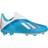 adidas Junior X 19.3 FG Laceless - Bright Cyan/Silver Metallic/Shock Pink