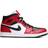 NIKE Air Jordan 1 Mid M - Black/Gym Red/White