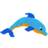 Hama Beads Pegboard Dolphin 300