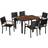 vidaXL 43935 Matgrupp, 1 Bord inkl. 6 Stolar