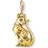 Thomas Sabo Charm Club Cat Constellation Charm Pendant - Gold/Multicolour