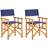 vidaXL 45947 2-pack Director's Chair