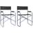 vidaXL 47918 2-pack Director's Chair, Garden Dining Chair