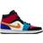 Nike Air Jordan 1 Mid M - White/Black/Turbo Green/University Red