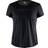 Craft Core Essence SS Mesh T-shirt Women - Black