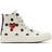 Comme des Garçons X Converse Polka Dot Heart Chuck 70 High W - White