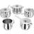 Stellar 1000 Deep Cookware Set with lid 5 Parts