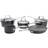 Stellar Rocktanium Cookware Set with lid 5 Parts