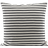 House Doctor Stripe Kuddöverdrag Black/Grey (60x60cm)