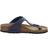 Birkenstock Gizeh Birko-Flor Nubuck - Blauw