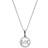 Michael Kors Custom Logo Starter Necklace - Silver/Transparent