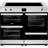 Belling Farmhouse 110EI Stainless Steel, Black