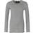 Rosemunde Girl's Long Sleeved Blouse - Light Grey Melange (59160-008)