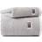 Lexington Icons Original Striped Bath Towel Grey, White (130x70cm)