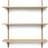 Ferm Living Sector Triple Wide Wall Shelf 87cm