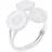 Lund Copenhagen Marguerite with Bouquet Ring - Silver/White