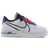 Nike Air Force 1 React GS - White/Astronomy Blue Laser Crimson