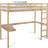 Homestyle4u Kid's Bed High Sleeper Cot Desk