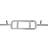 Gorilla Sports Triceps Bar with Spring Lock 10kg