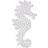 Hama Beads Midi Pearl Plate Seahorse 381313