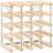 vidaXL 282469 Beige Wine Rack 22.5x41.5cm