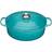 Le Creuset Caribbean Signature Cast Iron Oval med låg