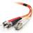 C2G Duplex Multimode 62.5/125 LC - ST LSZH 1m