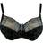 Pour Moi Imogen Rose Embroidered Full Cup Bra - Black/Platinum