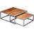 vidaXL 244232 2-pack Coffee Table 65x65cm 2pcs