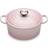 Le Creuset Shell Pink Signature Cast Iron Round med låg 20cm