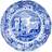 Spode Blue Italian Flat tallrik 23cm