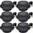 vidaXL Fence Wall light ∅ 12cm 6pcs