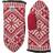 Hestra Nordic Wool Mitt - Red/Off White