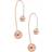 Skagen Elin Earrings - Rose Gold/Silver